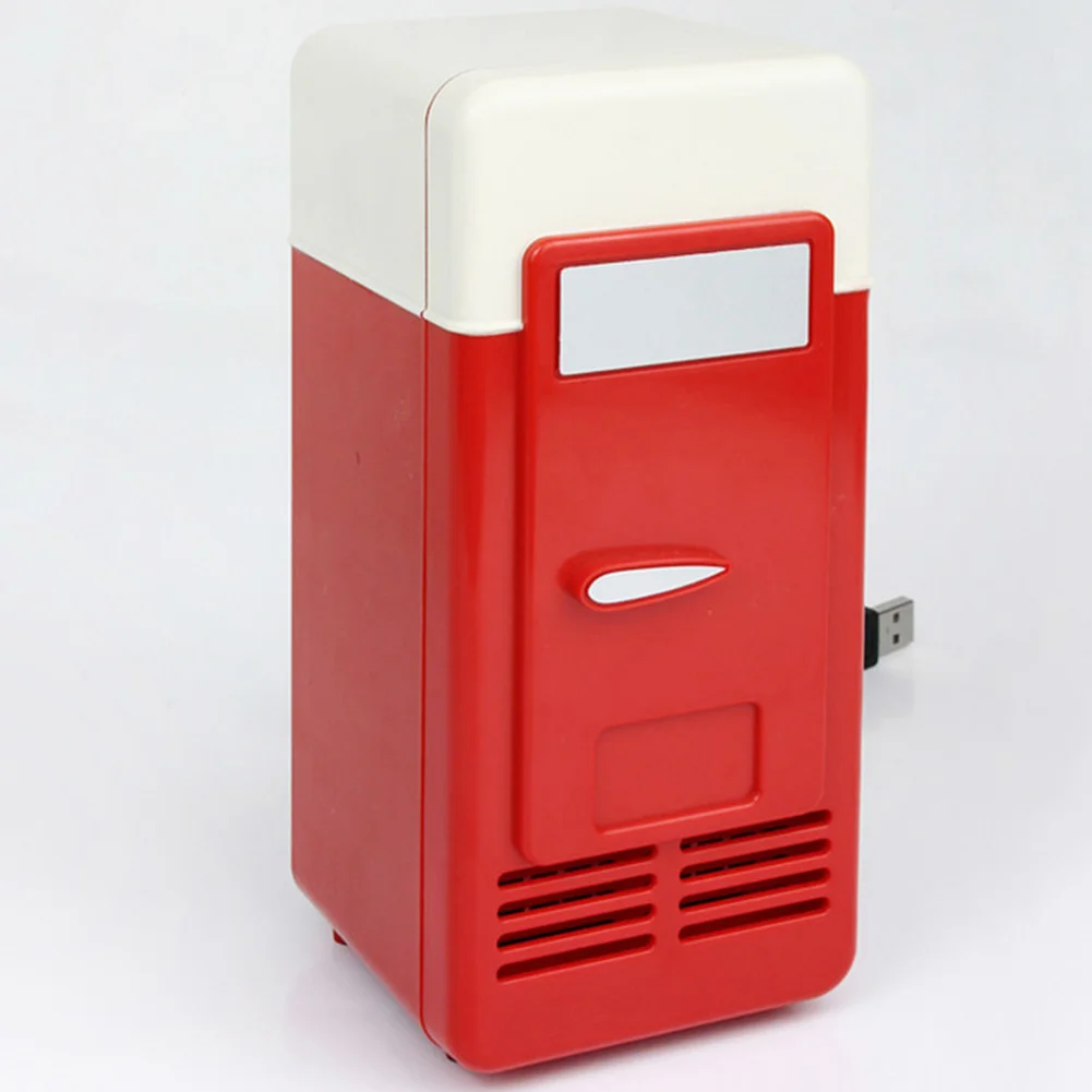 Автомобильный однобаночный охладитель для напитков, холодильник USB, портативный мини-холодильник для ПК, морозильная камера