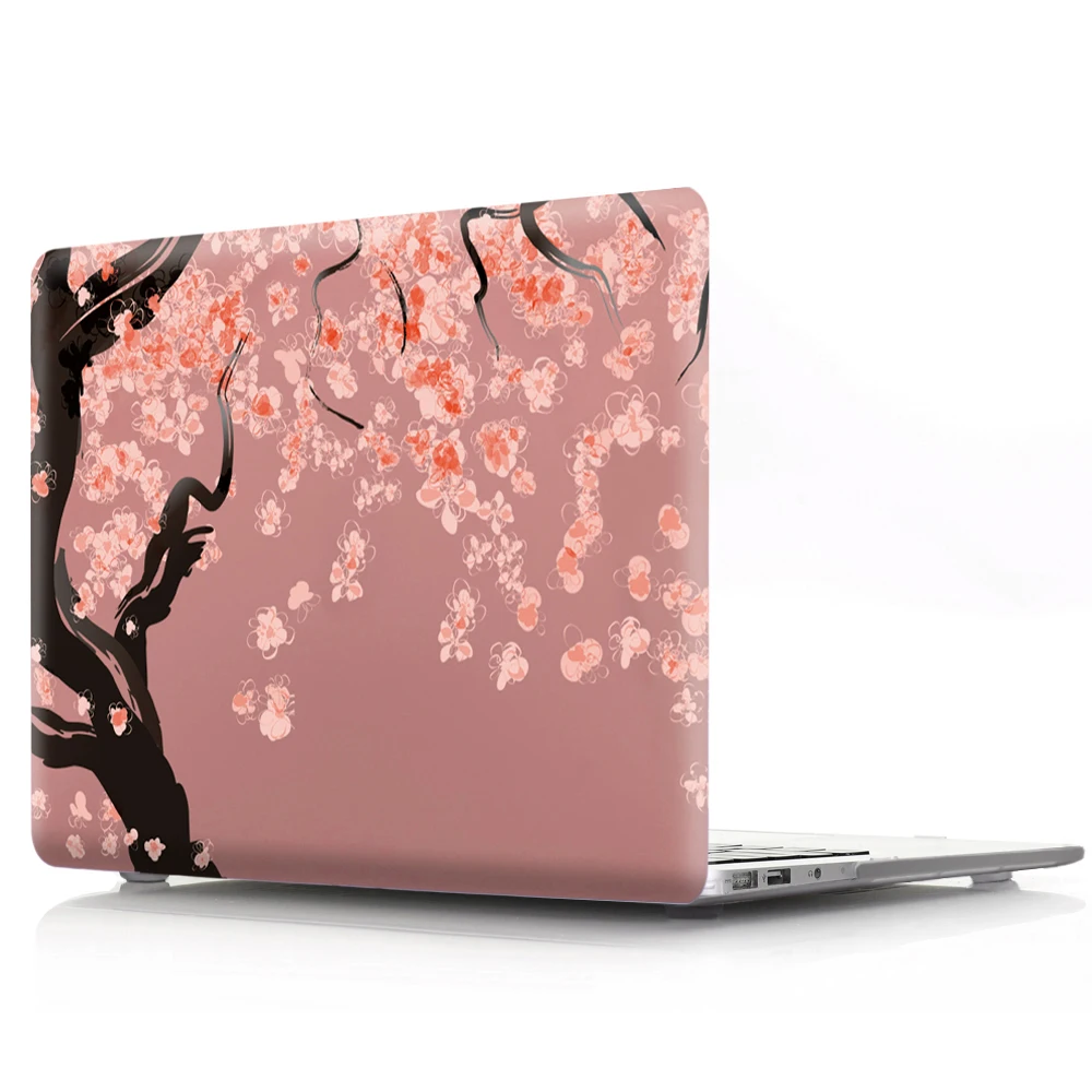 Цветной чехол для ноутбука с цветочным принтом для MacBook Air retina Pro 11 12 13 15 для MacBook New Air 13 с сенсорной панелью New Pro 13 15