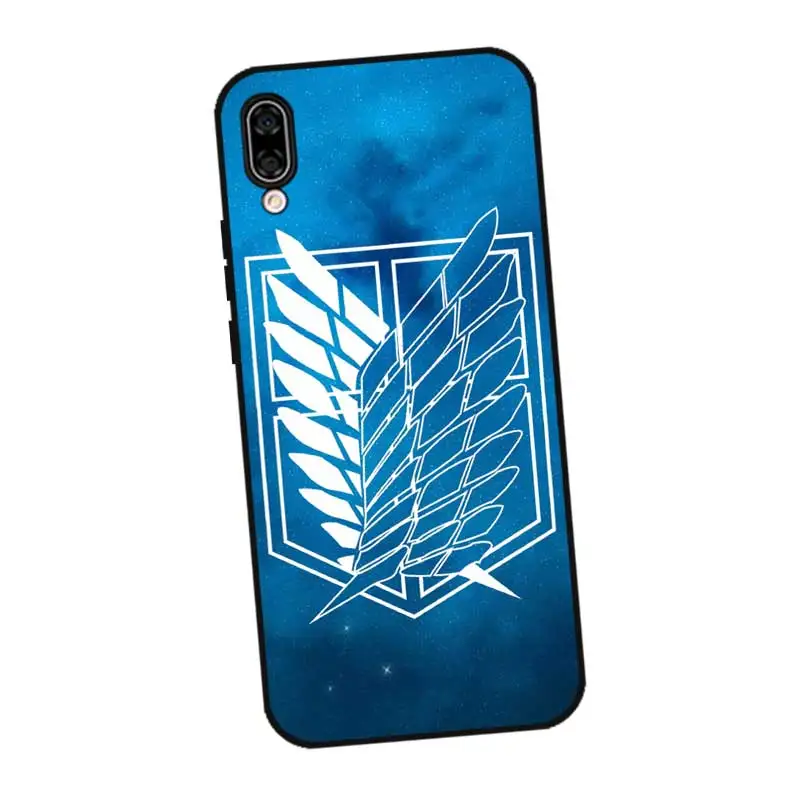 N255 атака на гигантов Черный силиконовый чехол-накладка для huawei Honor 6A 6C 6X 7C 7X8 Lite Pro |
