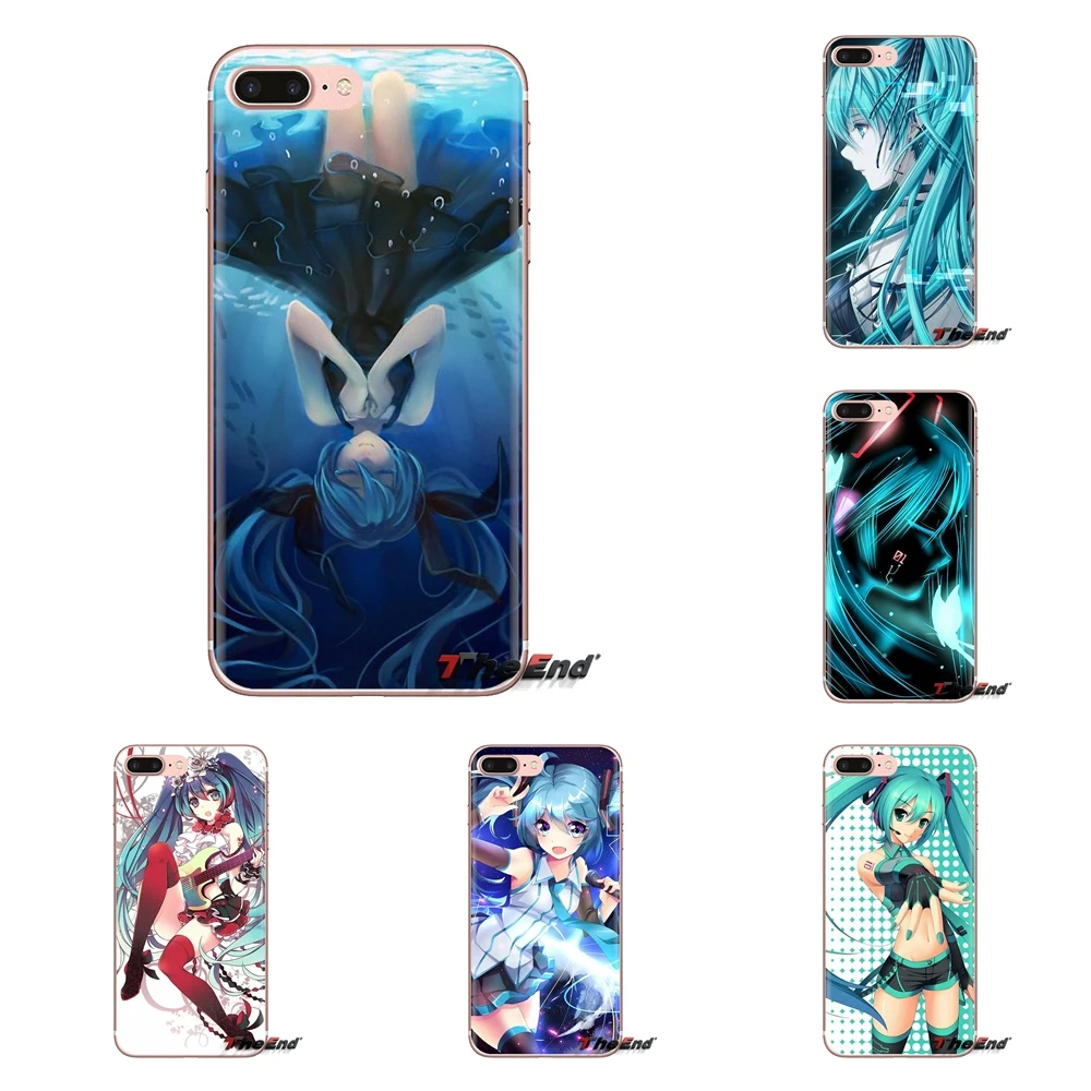 Аниме Dakimakura Hatsune Miku для Xiaomi Redmi 4A S2 Note 3 3S 4 4X5 Plus 6 7 6A Pro Pocophone F1 прозрачный мягкий