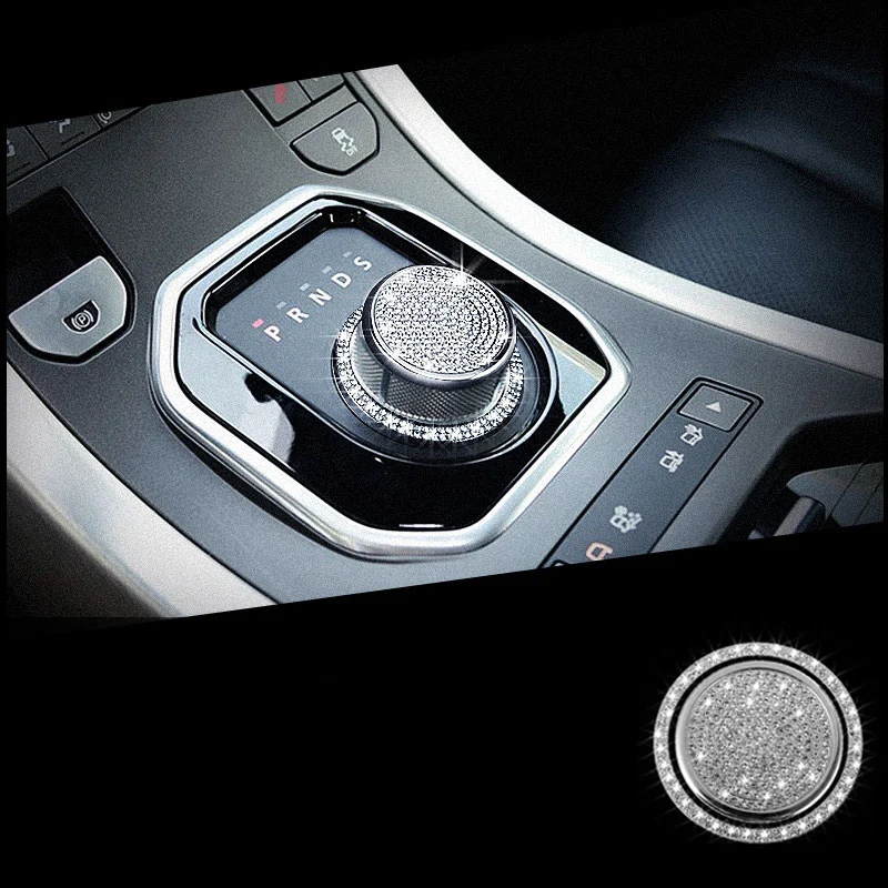 2 шт. серебристый/Золотой бриллиантовый стиль центр Управление переключатель