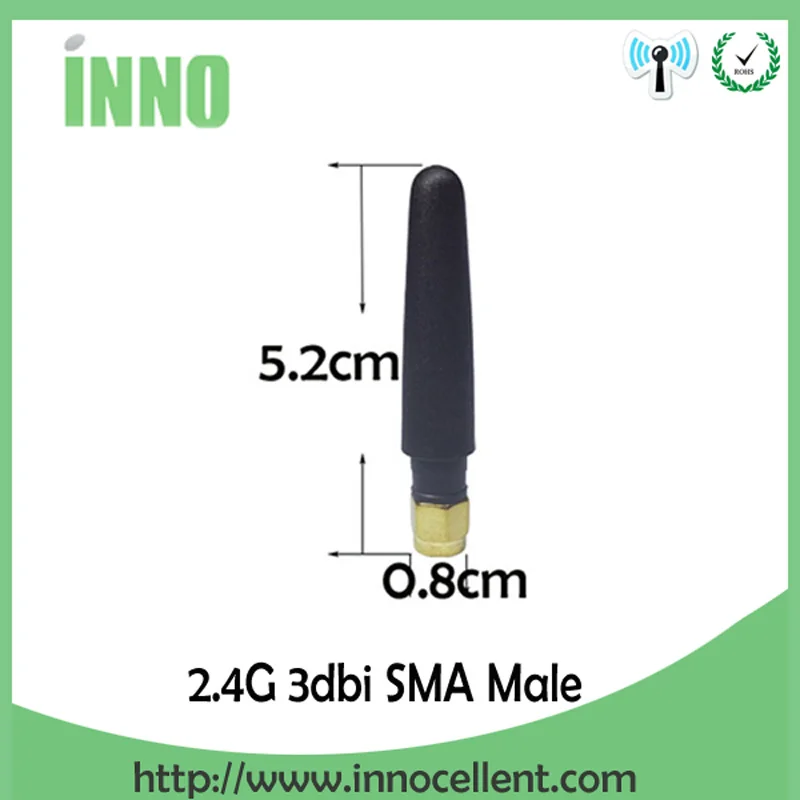 EOTH  2.4g antenna 2~3dbi sma male wlan wifi 2.4ghz antene IPX ipex 1 SMA female pigtail Extension Cable iot module antena