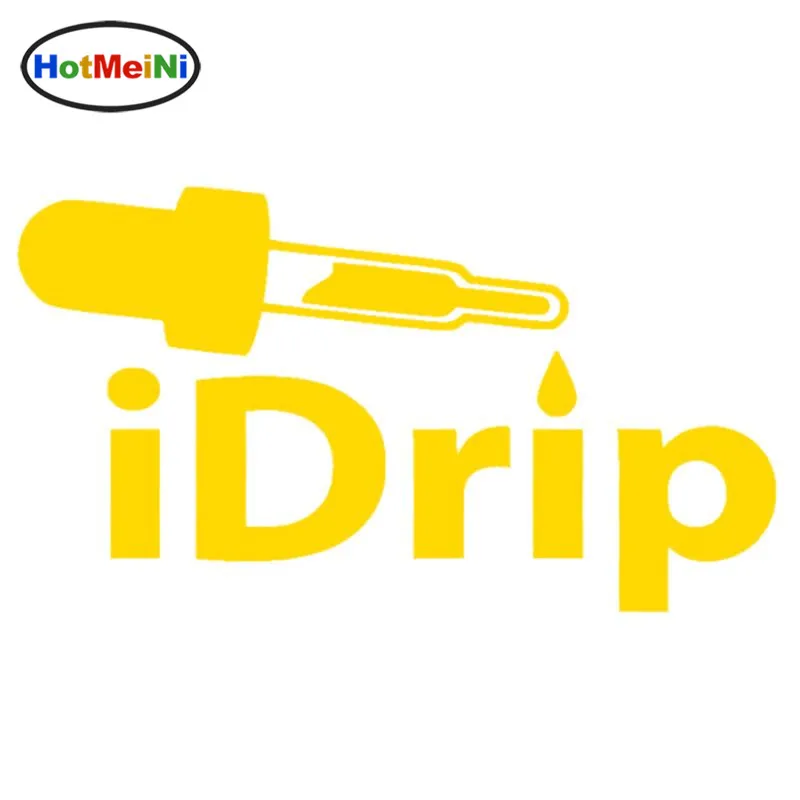 HotMeiNi iIDrip Наклейка Виниловая наклейка для автомобиля забавная Vape капельная Vapor Cloud