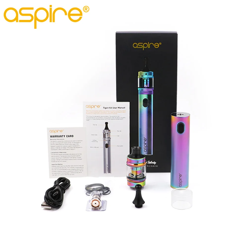 Оригинальный Aspire Tigon комплект MTL &amp DTL тип с верхним наполнением 3 5 мл/2 мл Atomizer