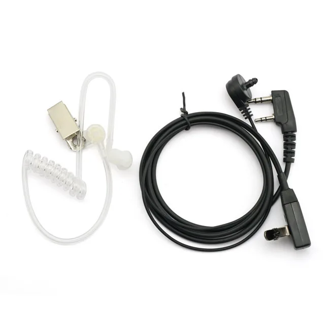 Новинка 2 провода ФБР PTT микрофонные наушники для Baofeng UV 5R/A 5R plus Ham динамик радио