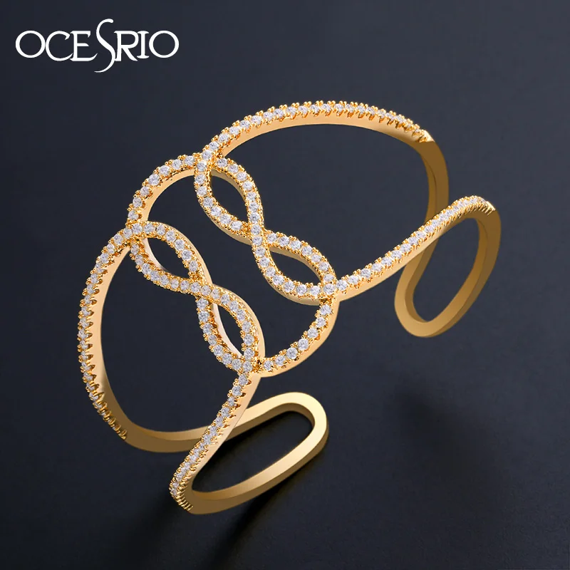 OCESRIO большая Бесконечность Браслеты День Святого Валентина роскошный бренд