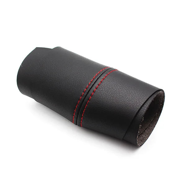 Front Black-red line Для Honda Civic 8th Gen 2006 2007 2008 2009 2010 2011 автомобилей дверные ручки Панель подлокотник чехол из кожи на основе микроволокна только 4 модель двери - Название цвета: Front Black-red line