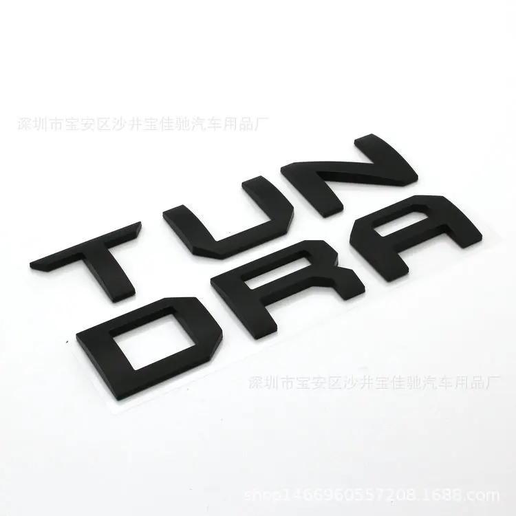 2 цвета 3D приподнятая металлическая эмблема значок буква вставка для TOYOTA TUNDRA Tailgate