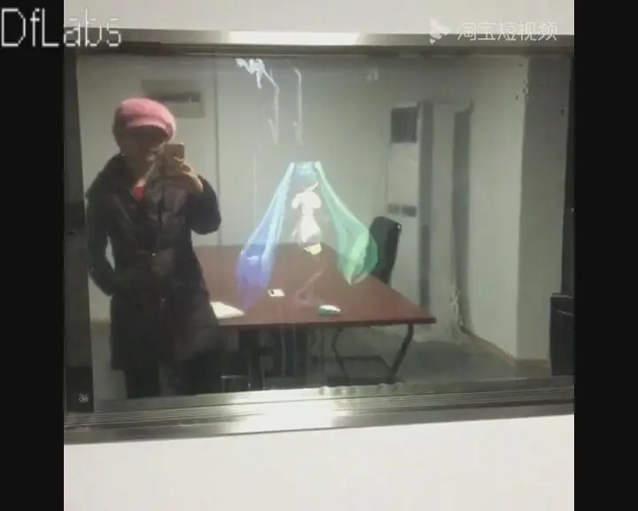 DfLabs Новый! Распродажа! Пленка для задней проекции экрана Зеркальный цвет в рулоне