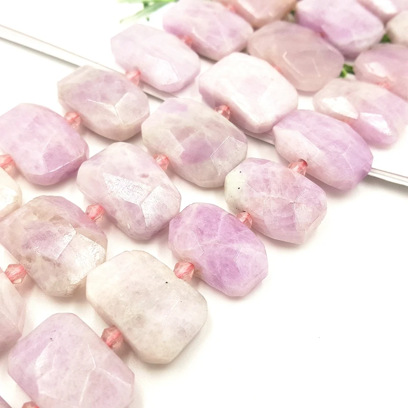 LiiJi уникальный натуральный безграничный кунцит камень в форме лица свободные