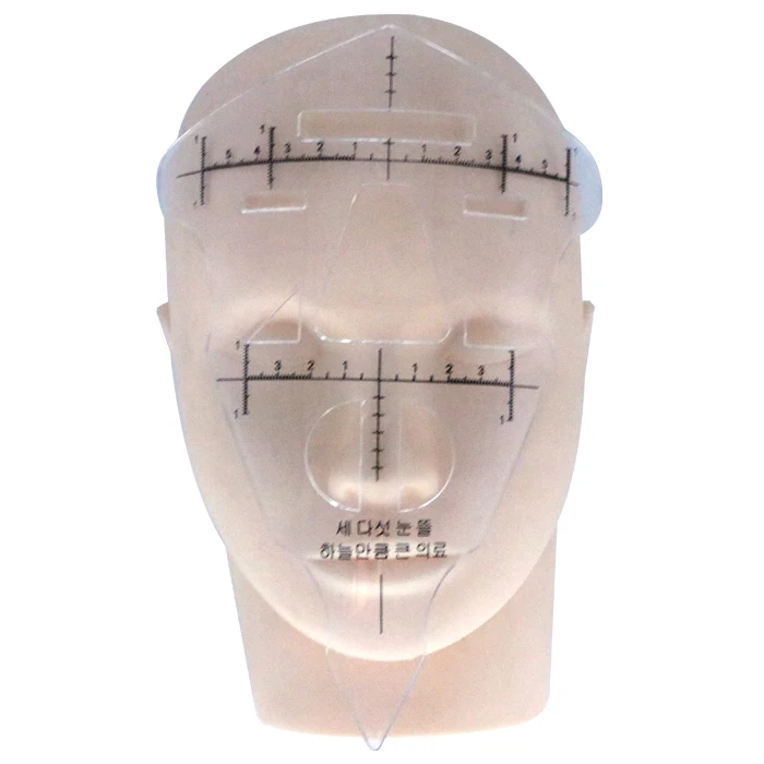 Формовочный трафарет для татуажа 1 шт. линейка бровей и губ перманентного макияжа