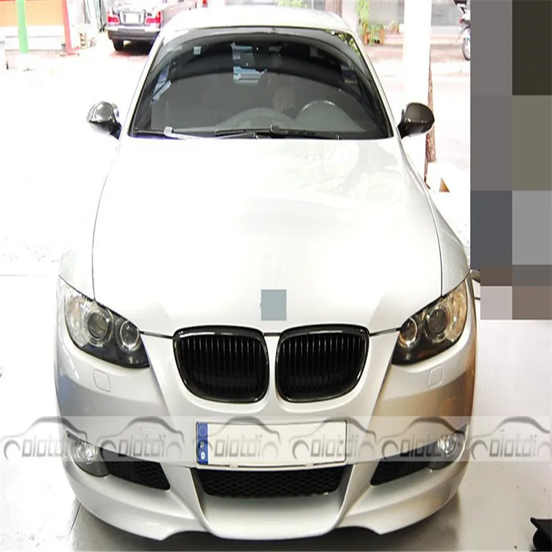 Olotdi для BMW 3 серии E92 E93 M3 2008 2013 углеродное волокно передние почки решетки гоночных