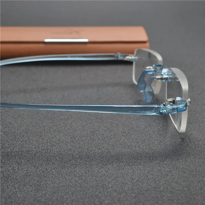 Очки для чтения MINCL/2017 новые модные Супермягкие TR90 очки без оправы с коробкой