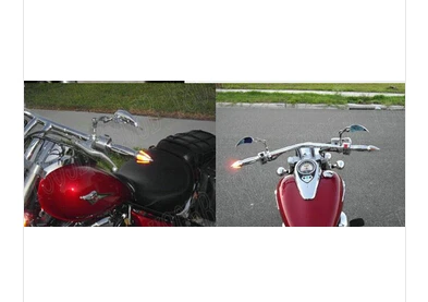 Мотоцикл поворотники Бар Конец 1 &quotрукоятка для Honda Shadow Spirit Sabre Aero ACE Steed VLX 400 600 1100
