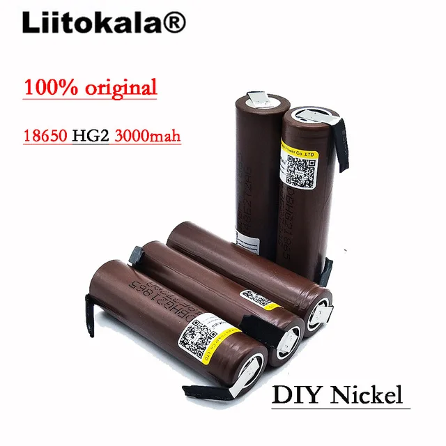 5 шт./партия никелевые батареи 18650 3000 мАч|hg2 18650|battery 3.6vbattery a |
