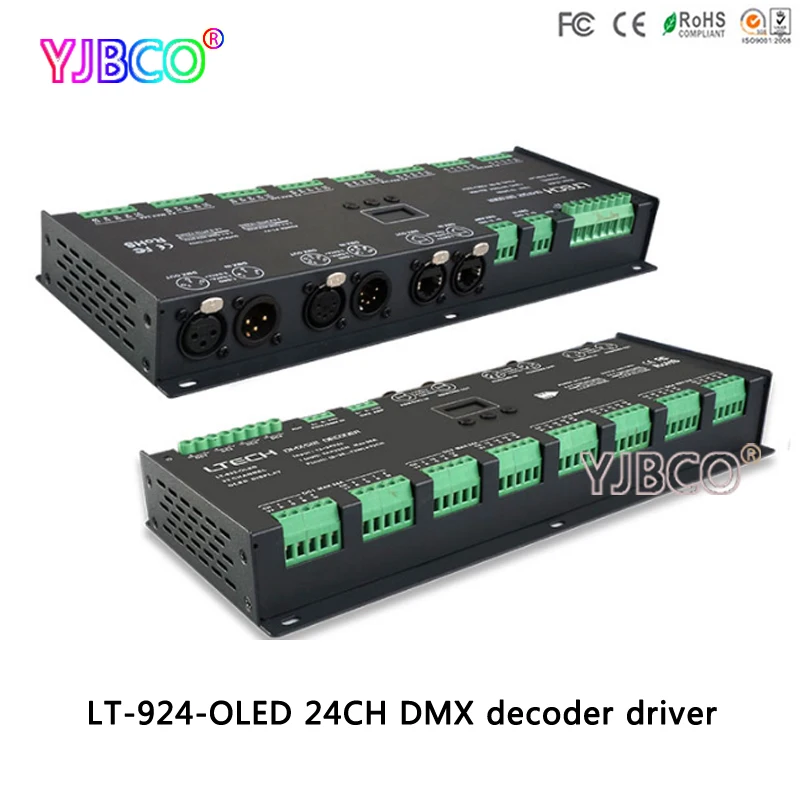Светодиодный контроллер фирмы ltech driver LT-924-O светодиодный 24CH dmx с функцией