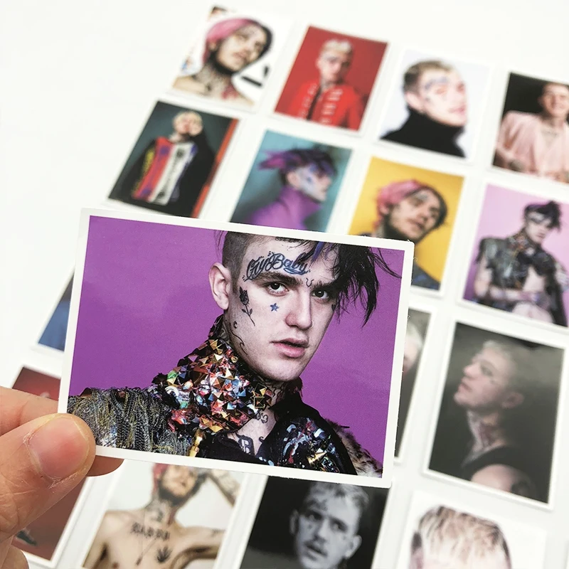 25 шт./лот граффити рок музыка наклейка певец Lil Peep для ноутбука багаж скейтборд