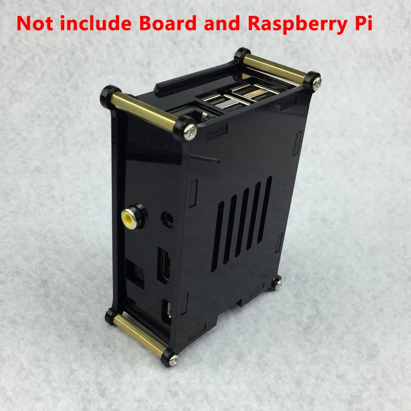 Чехол для Raspberry Pi 3 с цифровой звуковой картой черный акриловый чехол DIGI