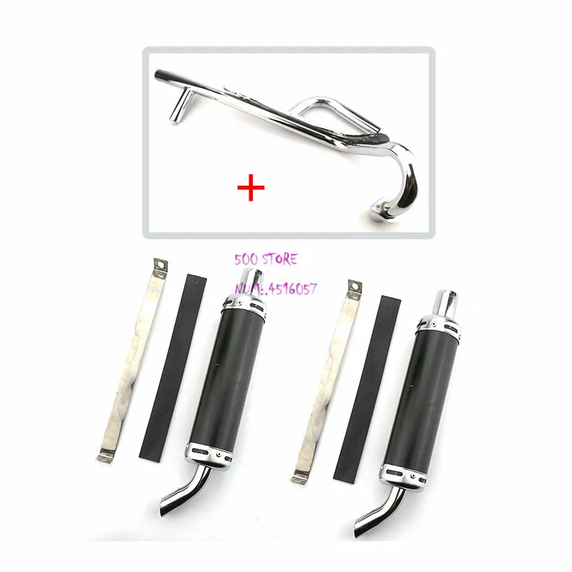 

good quality 28mm double row Aluminum alloy Motorcycle modified exhaust pipe for For two-stroke Dirt Pit Bike ATV