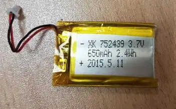 Бесплатная доставка 5 шт./лот 3 7 в 702540 752439 750 мАч полимерная литиевая батарея литий