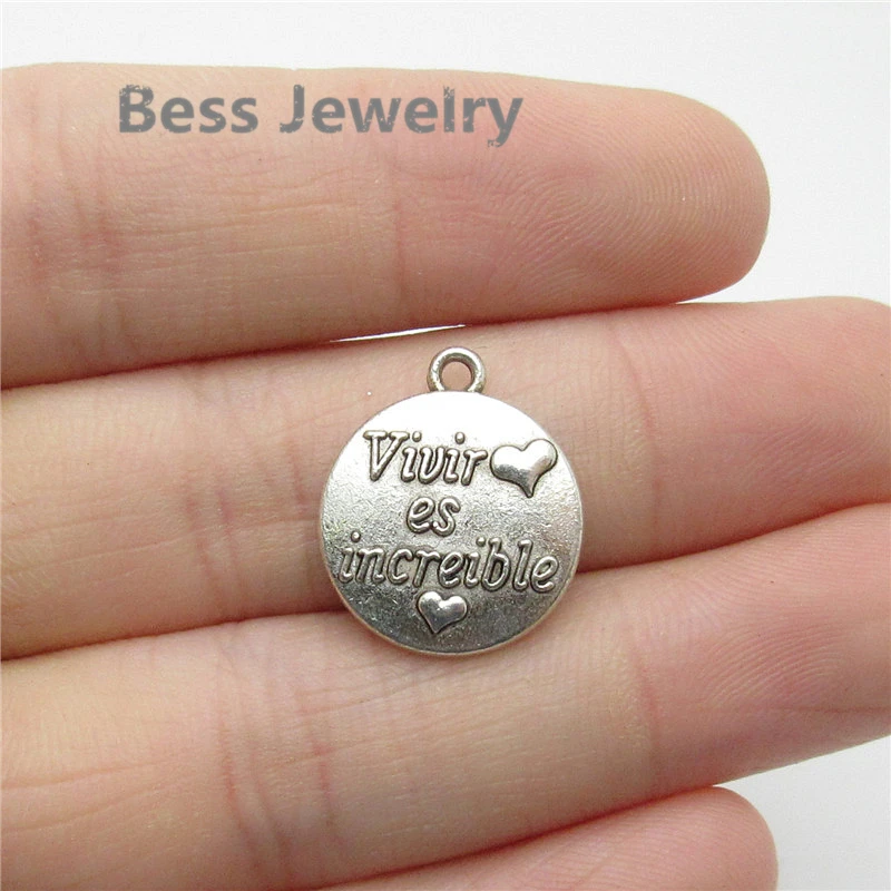 32 шт. (18*16 мм) античное серебро что означает Шарм подходит для браслетов Пандоры