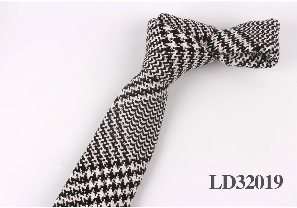 LD32019 Новинка; одежда в клетку; хлопковые Узкие галстуки повседневные шеи галстук-бабочка для Для мужчин костюмы Для мужчин s тонкий галстук-бабочка для Бизнес Галстуки 7 см Ширина жениха галстуки - Цвет: LD32019