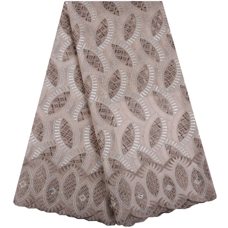 Швейцарская вуаль из 100% хлопка швейцарская кружевная ткань африканская