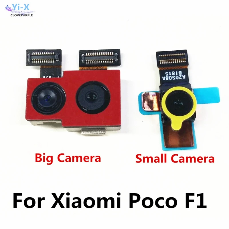 Оригинальная задняя фронтальная камера с гибким кабелем для Xiaomi Pocophone F1 Большая