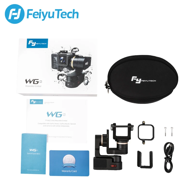 Оригинальный Регулируемый 3 осевой водонепроницаемый стабилизатор FeiyuTech Feiyu WG2X