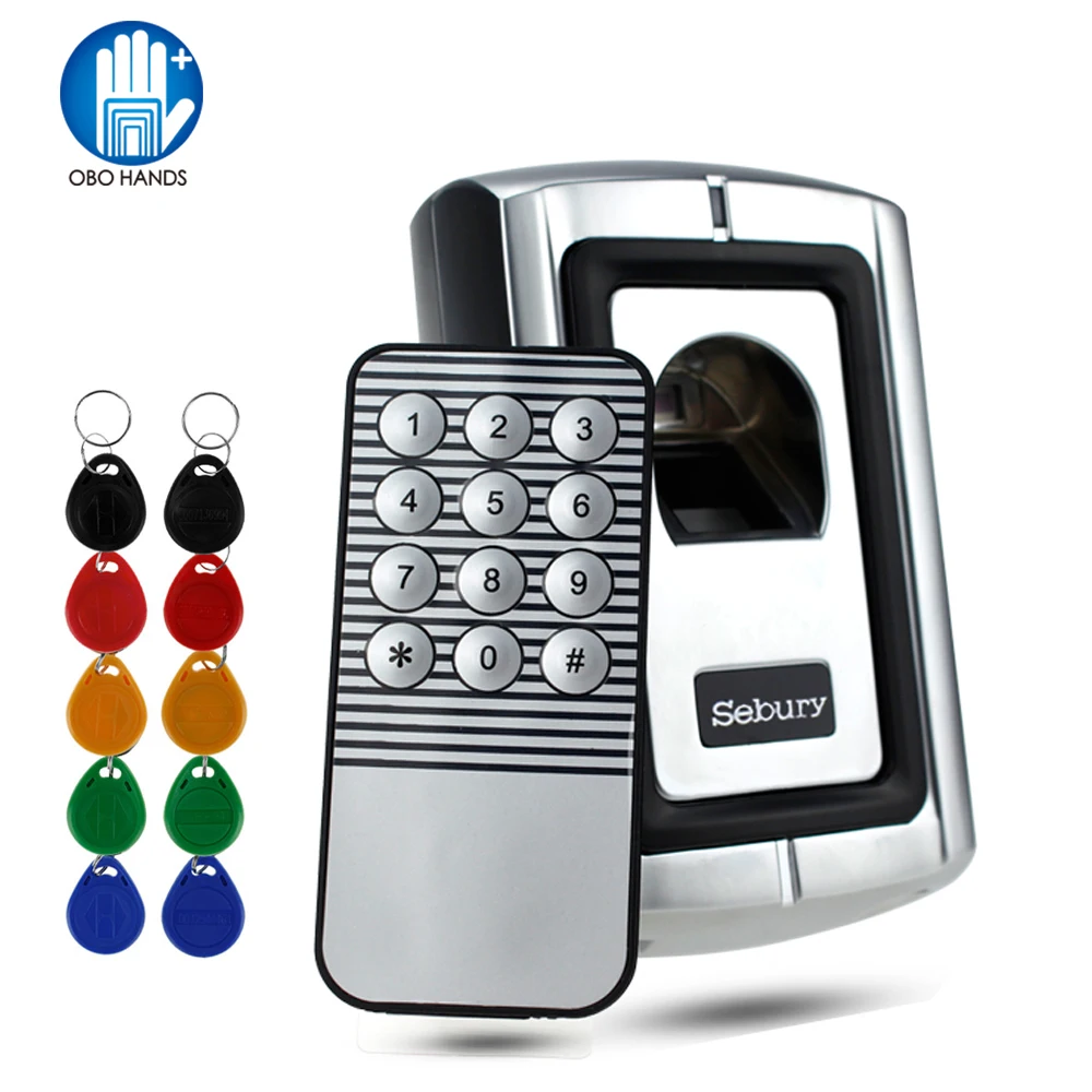 Металлический автономный считыватель отпечатков пальцев биологическая