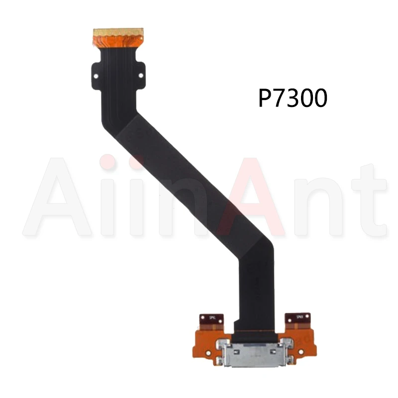 P7300 AiinAnt для Samsung Galaxy Tab P6200 P6800 P550 P7300 USB док-станция разъем порт зарядное устройство зарядный гибкий кабель микрофон - Цвет: P7300