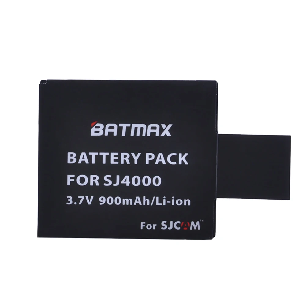 Аккумуляторные батареи Batmax 4 шт. SJ4000 SJCAM для WiFi SJ5000 Plus M10 plus SJ6000 SJ7000 SJ8000|battery for