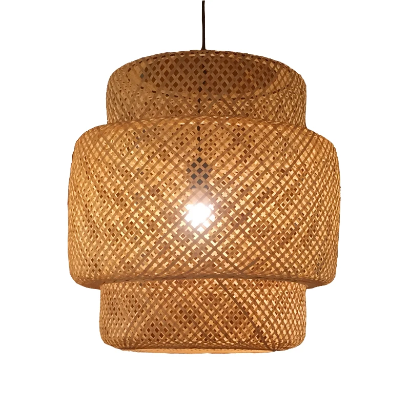 値段 新竹ペンダントランプ現代ランタン作業ハンドニットクラフトペンダントライトシンプルなパーラー研究ホテルペンダント照明PA0192