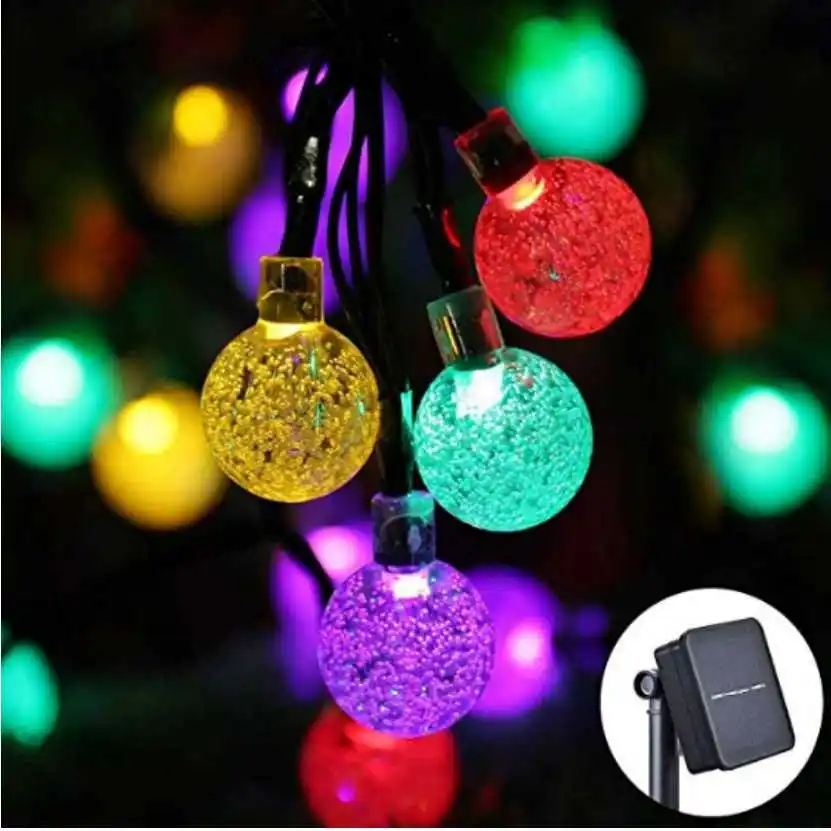 Solar String Lights Waterproof Christmas Fairy for Home Garden Outdoor Patio Tree Parties Holiday Decorations | Лампы и освещение