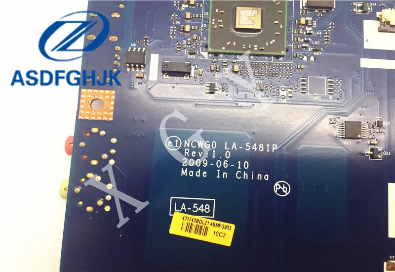 Материнская плата для ноутбука ACER 5532 Серии 5517 материнская MB.N6702.001 LA 5481P DDR2