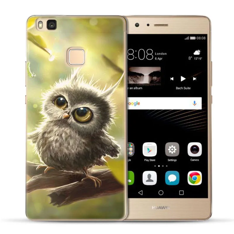 MLCRIYG мягкий чехол для телефона Huawei P9 Lite/P8 Lite/P10 Lite красочный из ТПУ с милой собачкой