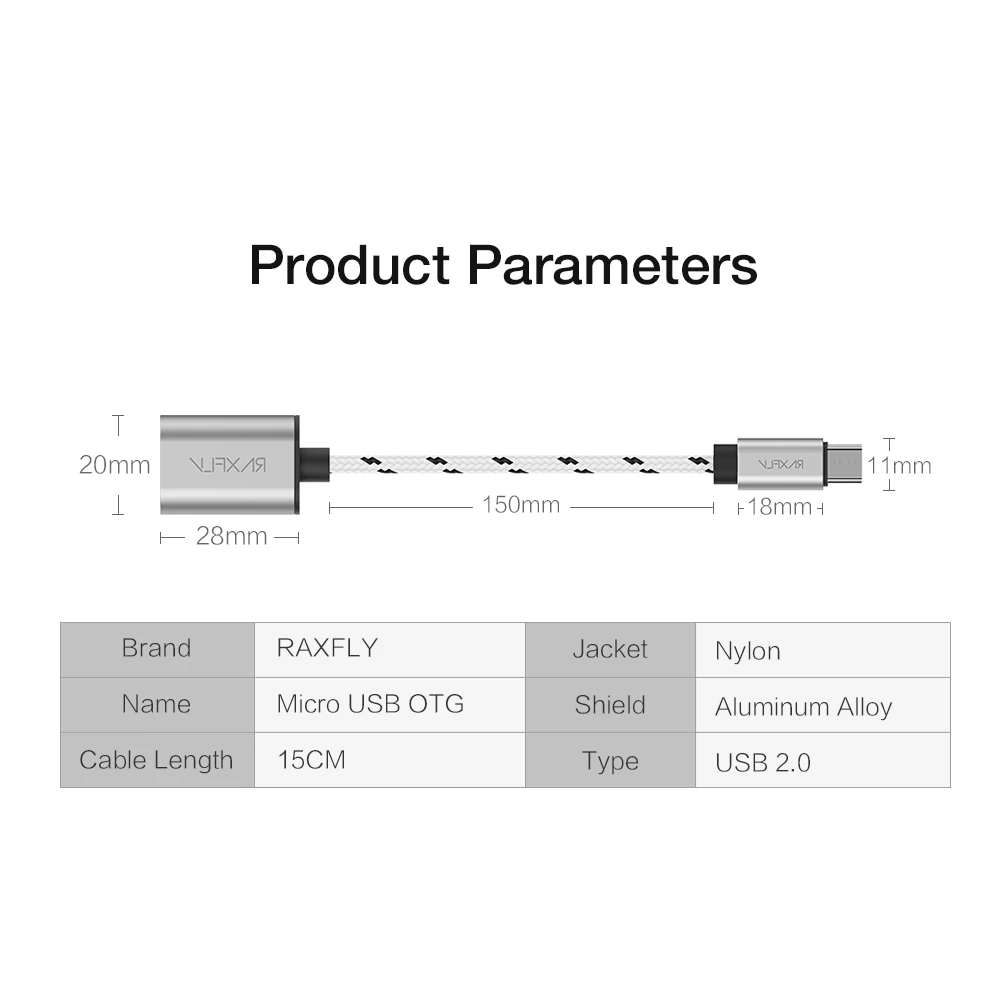 RAXFLY Micro USB адаптер папа к 2 0 Женский OTG кабель для Xiaomi Huawei Samsung Galaxy S4 S5 S6|otg usb adapter|otg
