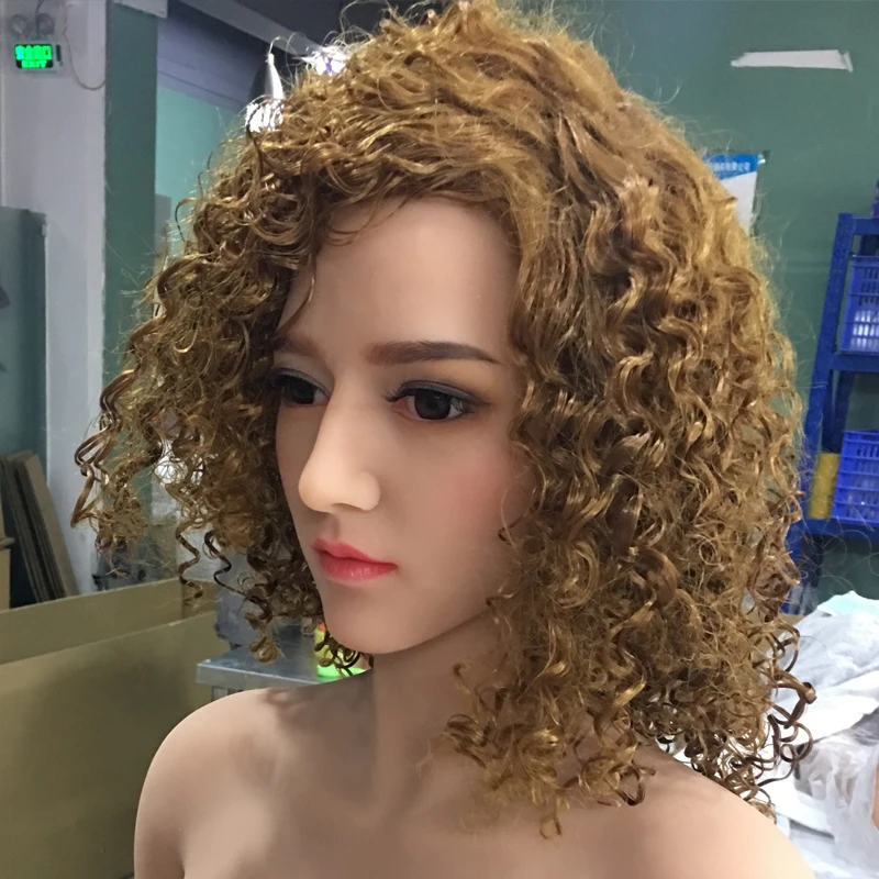 2019 новая Реалистичная силиконовая кукла для орального секса голова с париком