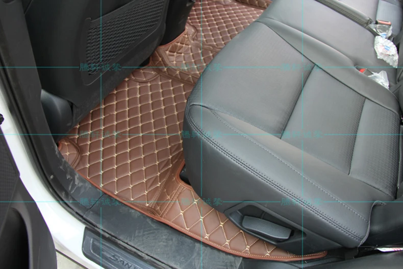 Lsrtw2017 кожаные автомобильные коврики для hyundai Веракрус ix55 2006 2007 2008 2009 2010 2011 2012 спереди Аксессуары для велосипеда