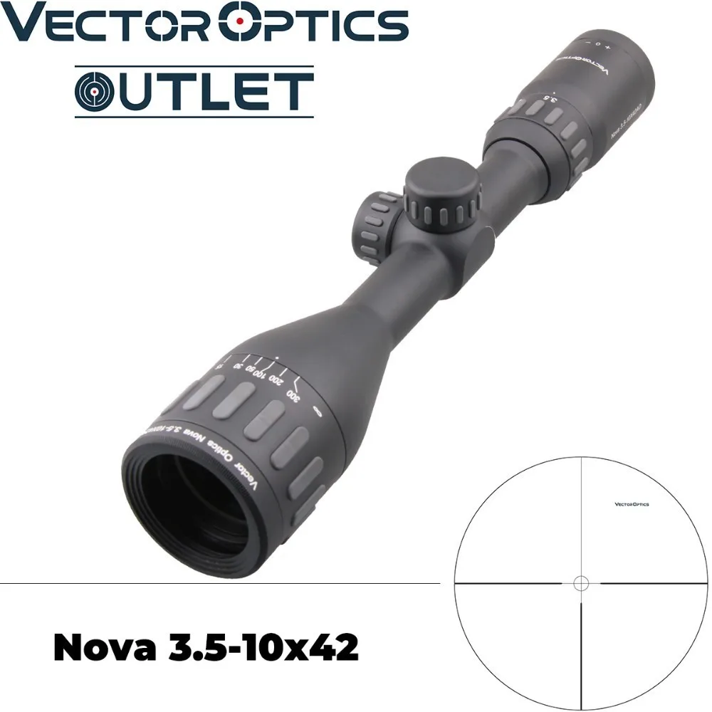 Векторная оптика Nova 3,5-10x42 AO Воздушный пистолет стрельба прицел 1 дюймов 25,4 мм прицел Регулируемый объектив