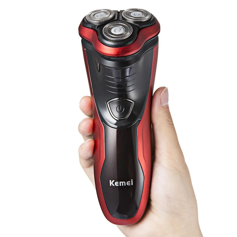 Kemei Floating Shaver Wet Dry Washable Electric Razor adults Professional Rechargeable Powerful Trimmer Face Men Beard Machine | Бытовая