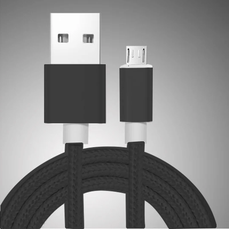 Black Кабель с нейлоновой оплеткой для быстрой зарядки и синхронизации данных type C USB кабель 5A для Xiaomi 0,5 m type c Шнур Usb-c кабель для huawei - Цвет: Black