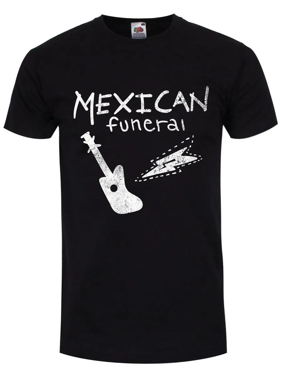 

Mexican Funeral Men's Black T shirt New Arrival Male Tees Casual Boy T-Shirt Tops Discounts O-Neck Tee Shirt top tee