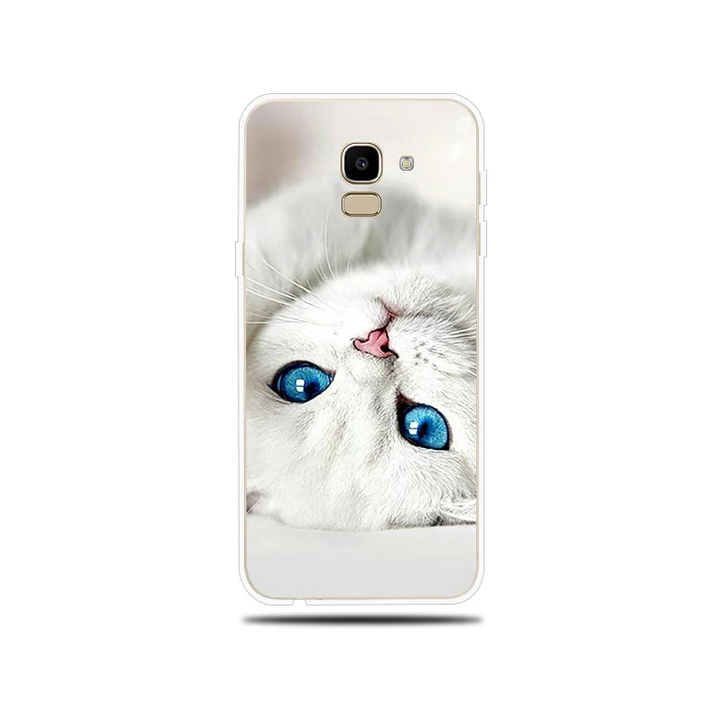 Милая кошка узор силиконовый чехол для samsung Galaxy J1 мини J2 Pro J3 J5 J7 Prime 2017 2016 2015 J4 J6 J8 2018