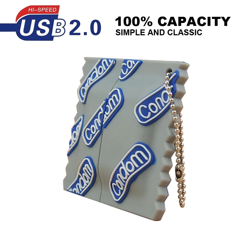 Usb 2 0 романтические флешки Durex Clef 100% емкость USB флэш накопитель 4 ГБ 8 16 Флешка 32 Гб