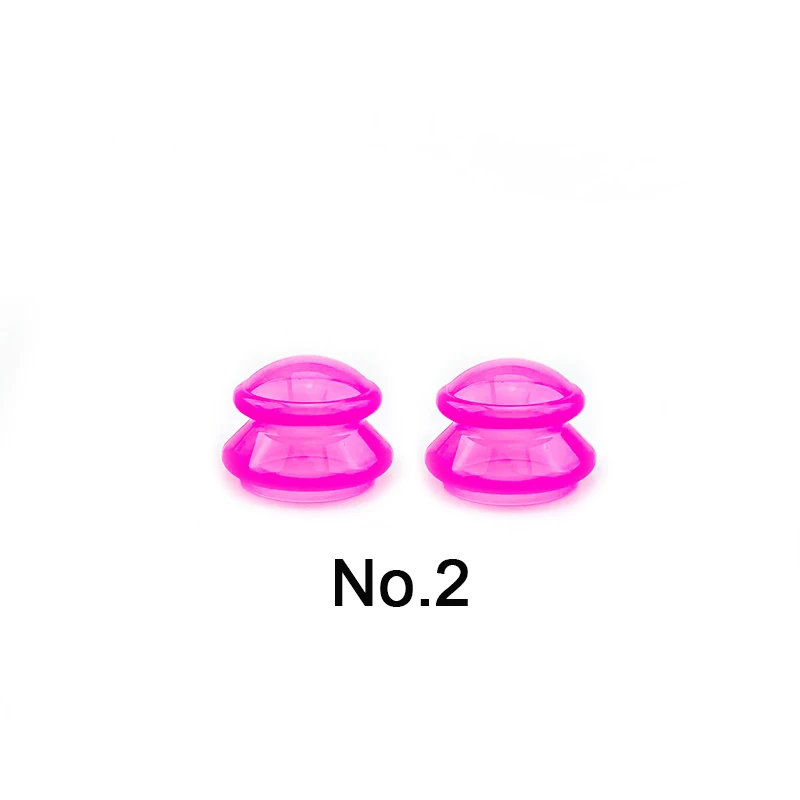 Pink No.2x2P 2p присоски антицеллюлитные силиконовые массажные чашки для тела КИТАЙСКИЕ чашки для потери веса вакуумные чашки синий/зеленый/розовый Прямая поставка - Цвет: Pink No.2x2P