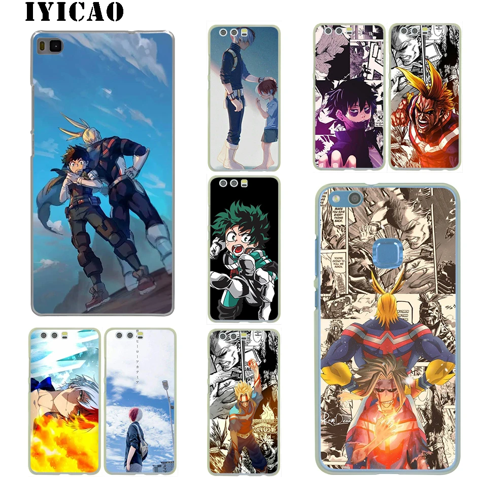 Жесткий чехол с аниме Мой герой для huawei P30 P20 P9 P10 Plus P8 Lite Pro P Smart Z 2019 Nova 2i 3i 4