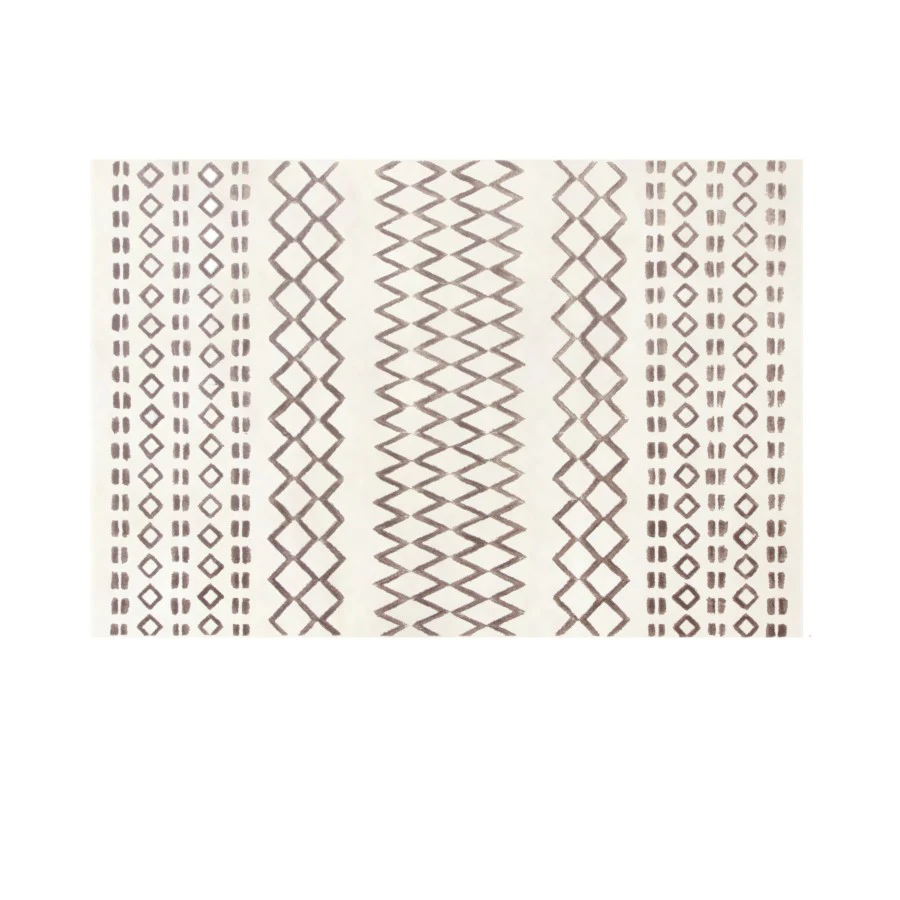 Скандинавский черно-белый ковер для гостиной прихожей геометрический индийский