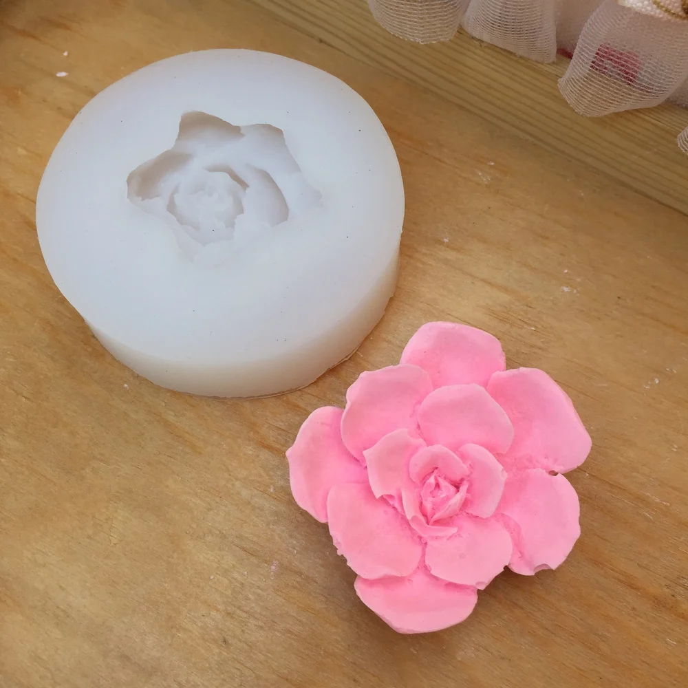 BK1144 сочные растения силиконовая форма DIY Sugarcraft цветок розы украшения торта