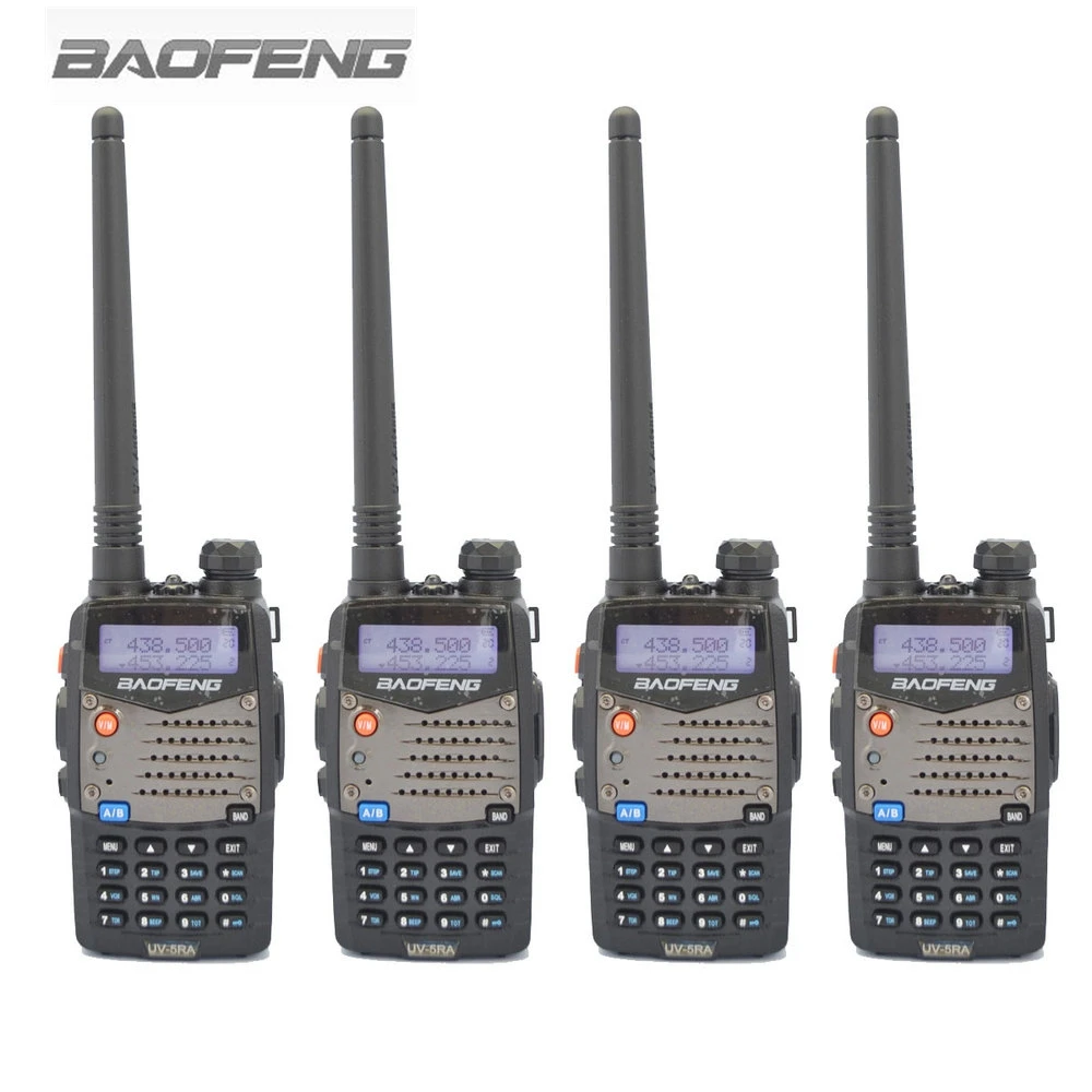 4 ШТ Baofeng УФ 5RA BlackTwo Way Радио 136 174/400 520 С Бесплатным Наушнике|uv 5ra|baofeng uv 5rabaofeng |